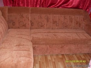 диван-угловой светло коричневый - Изображение #1, Объявление #573487