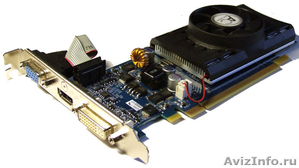 Видеокарта Elitegroup GeForce GT220 1Gb PCI-E DDR2 NGT220C-1GQS +DVI+HDMI   - Изображение #1, Объявление #564752