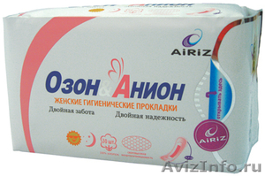 Женские лечебные прокладки «Озон & Анион» AiRiZ - Изображение #2, Объявление #931242