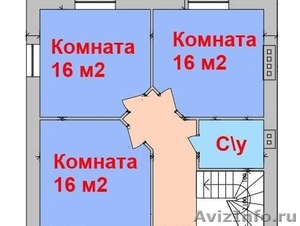 Продается в Таврово 3 новый двухэтажный кирпичный дом под финишную отделку - Изображение #2, Объявление #1162617