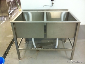 Ванна моечная 2-х секционная для мойки инвентаря - Изображение #1, Объявление #1303168