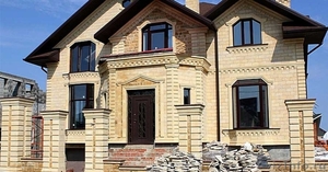 Строительство и облицовка фасадов дагестанским камнем (ракушечником) - Изображение #1, Объявление #1389522